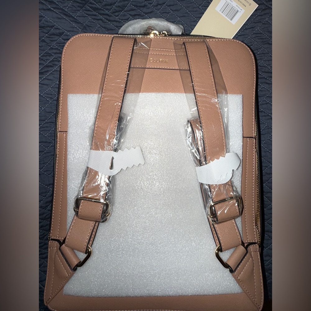 Kaya 15 inch Laptop Backpack in Caramel - Picture 6 of 10